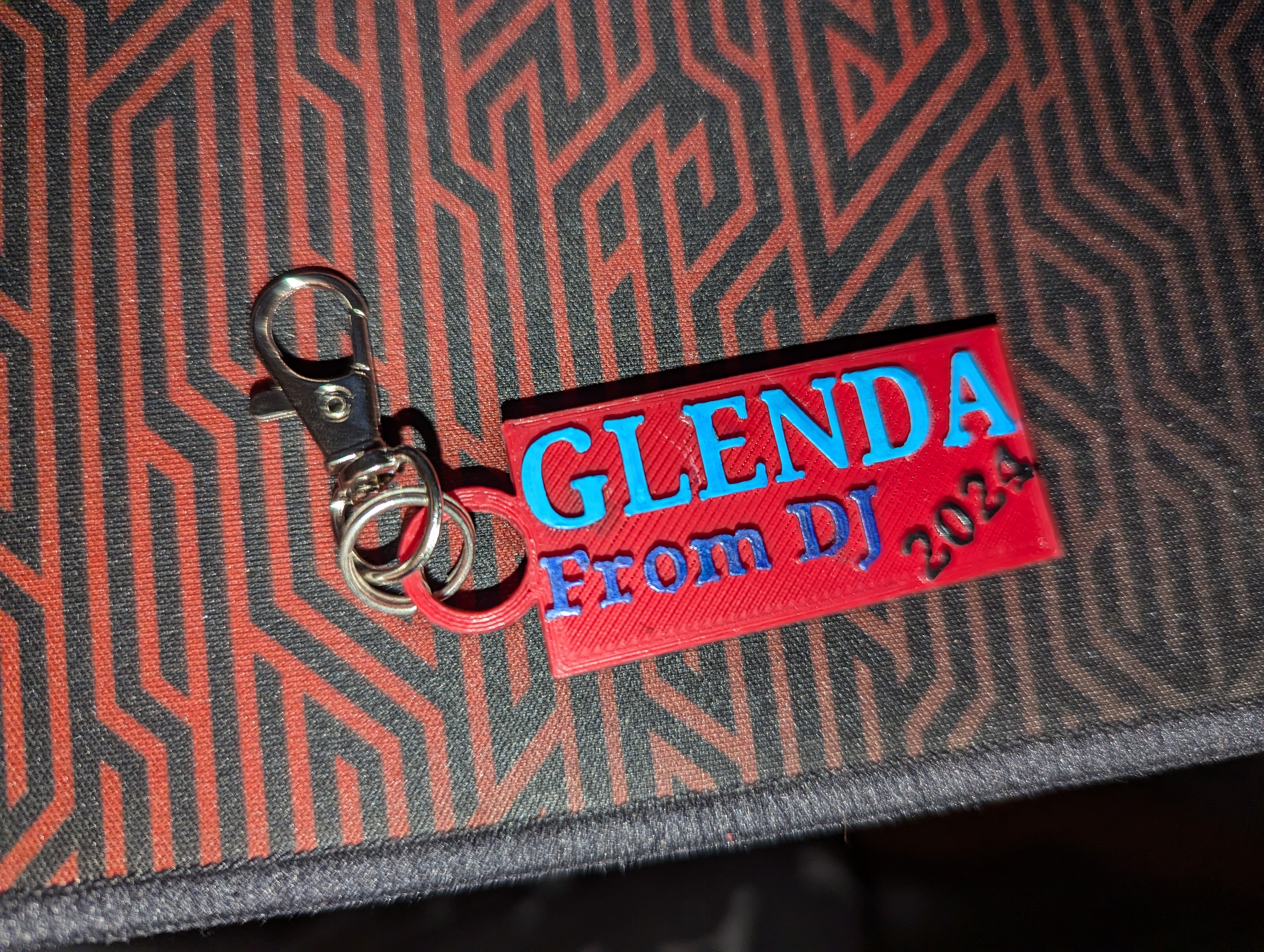 Custom Name Keychain
