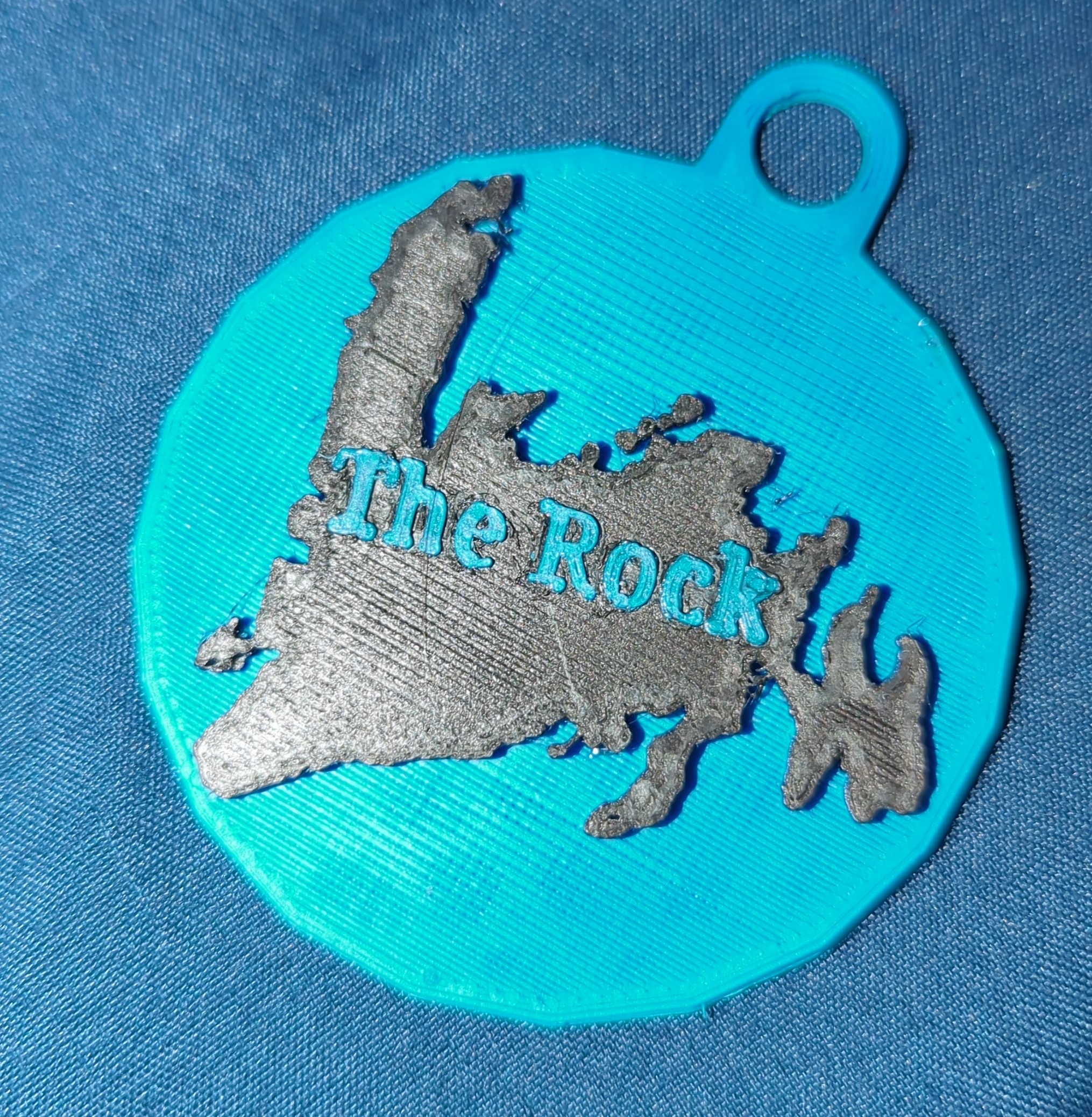 The Rock Keychain